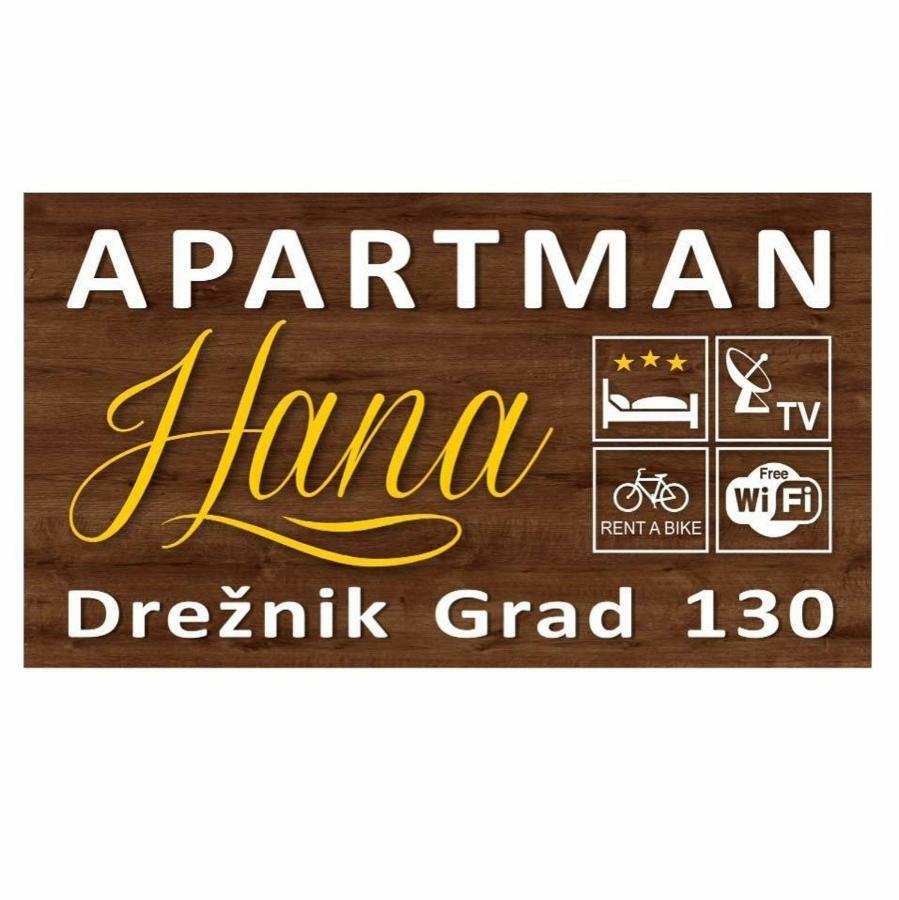 Апартаменты Apartman Hana Дрежник Град Экстерьер фото